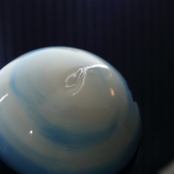 Snowman teddy bear painted Christmas ornament - Picture 5 of 5